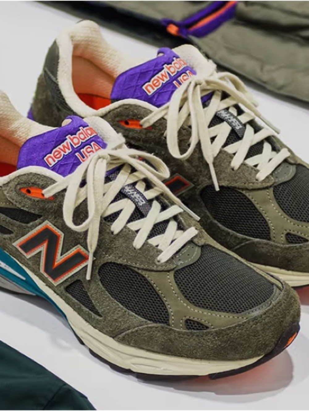 New Balance 990v3 YCMC 10 made in USA olive Jordan Nike air max zoom running lot - Picture 12 of 13